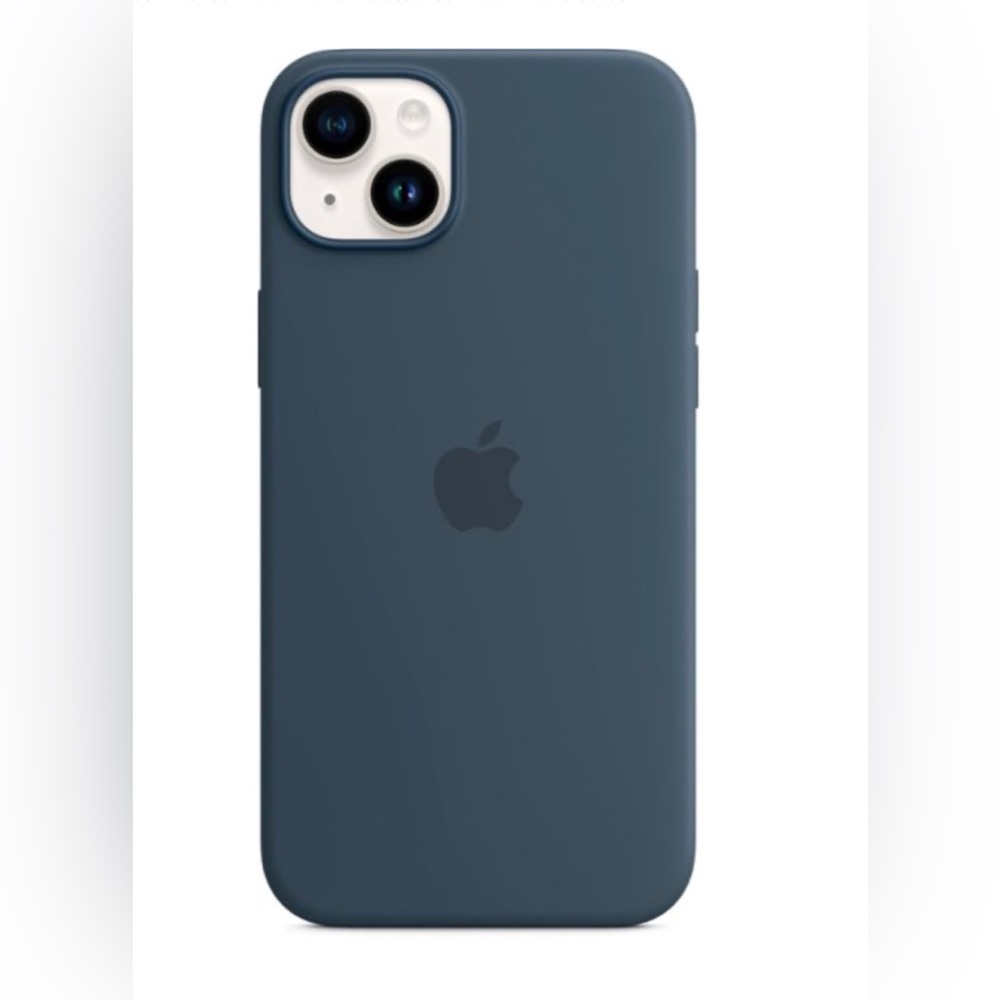 Apple iPhone 14 Plus Silicone Case with MagSafe - Storm Blue